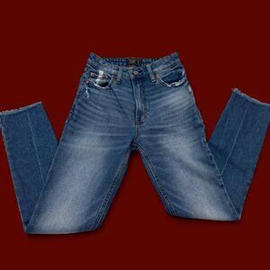 Abercrombie & Fitch high rise slim blue jeans